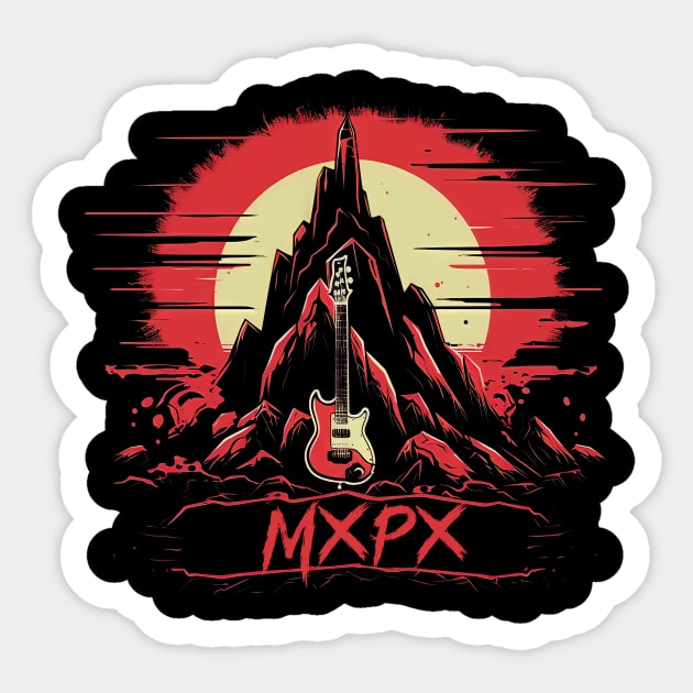 MXPX Mountain Sticker by PASAR.TEMPEL